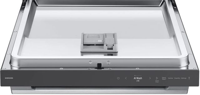 Samsung Bespoke AI 24" Fingerprint Resistant Stainless Steel Top Control Built-In Smart Dishwasher-4