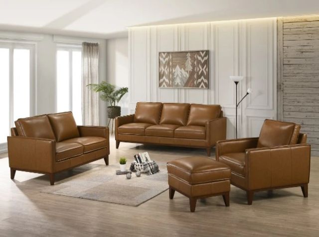 New Classic® Home Furnishings Caspar Caramel Sofa-1