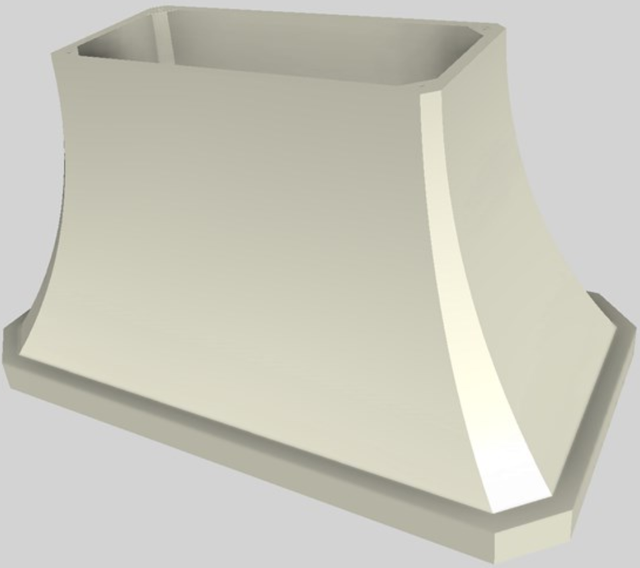 Vent-A-Hood® Designer Series 54" Biscuit Island Range Hood-1