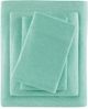 Olliix by Urban Habitat Aqua Full Heathered Cotton Jersey Knit Sheet Set-1