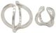 A & B Home 2-Piece Silver Globe Decorative Objects-0