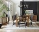 Hooker® Furniture Big Sky Charred Timber/Saxony Porcelain Dining Arm Chair-1
