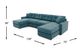 Drew & Jonathan Home ModularOne New Horizon 4-Piece Teal Modular Chaise Sectional-2