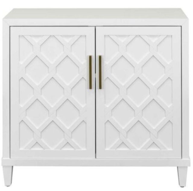 Martin Furniture Gable White Accent Cabinet-1