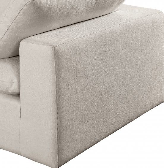 Meridian Furniture Comfy 4-Piece Beige Modular Sofa-3