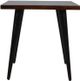 Jofran Inc. Prelude Walnut End Table with Black Base-3