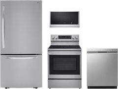 LG 4 Piece PrintProof™ Stainless Steel Kitchen Package