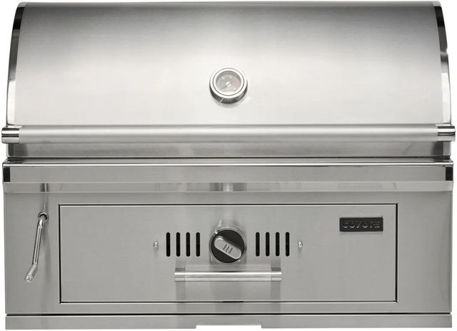 Coyote® 36" Stainless Steel Built-In Charcoal Grill-0