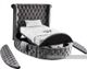 Meridian Furniture Luxus Grey King Bed-3