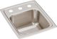 Elkay Lustertone® Classic Lustrous Satin 13" x 16" x 7-5/8" 3-Hole Single Bowl Drop-In Sink-0