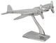A & B Home Silver Airplane Statuary-1