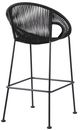 Armen Living Acapulco 26" Black Bar Stool-2
