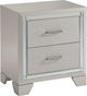 Signature Design by Ashley® Lonnix 5-Piece Silver Queen Panel Bed Set-4