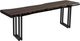 Porter International Designs Manzanita Midnight W Base Dining Bench-0