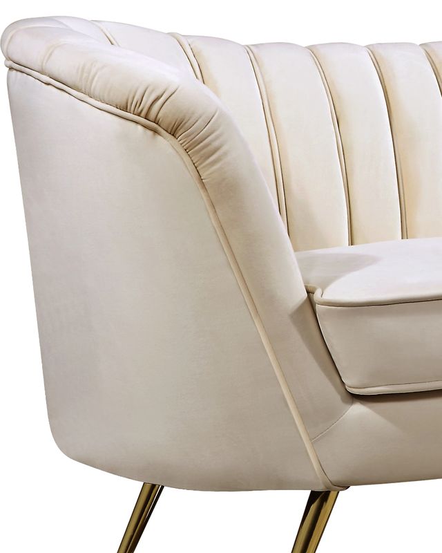 Meridian Furniture Margo Cream Upholstered Chair-2