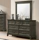 Furniture of America® Houston 4-Piece Gray Queen Bedroom Set-2