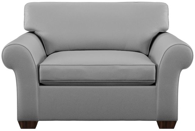 Flexsteel® Vail Light Gray Chair and a Half-1