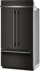 KitchenAid® 42" 24.2 Cu. Ft. Black Ore Built In French Door Refrigerator with Platinum Interior-3
