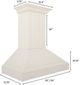 ZLINE 36" Designer Wood Wall Mounted Range Hood -4