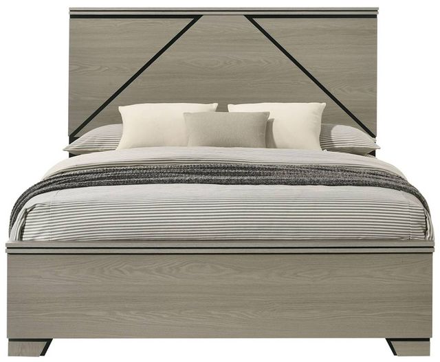 ACME Furniture Joanna Weathered Gray Queen Panel Bed-3