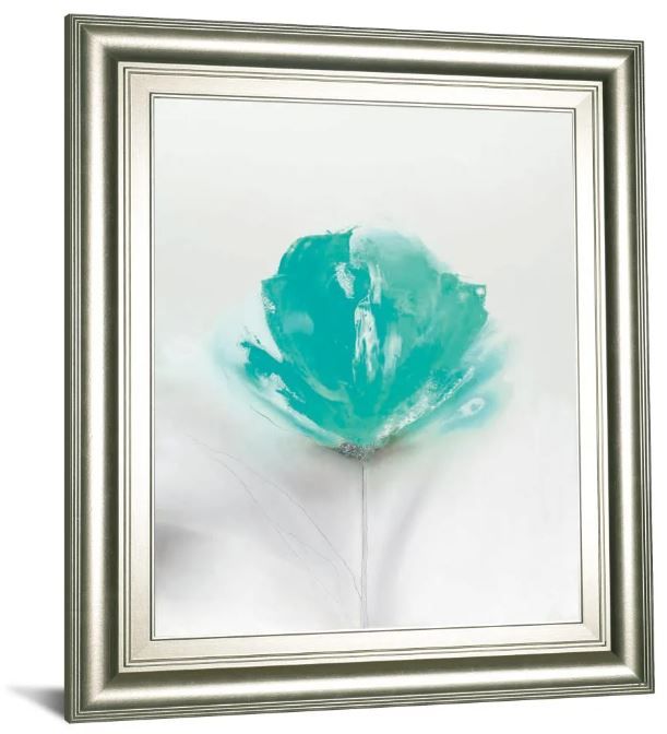 Classy Art Blue Aqua Sorbet 1 by Jane Prior Framed Print Wall Art-1