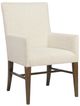 Hooker® Furniture Driftwood Lovegood Bisque/Worn Saddle Upholstered Dining Arm Chair-0