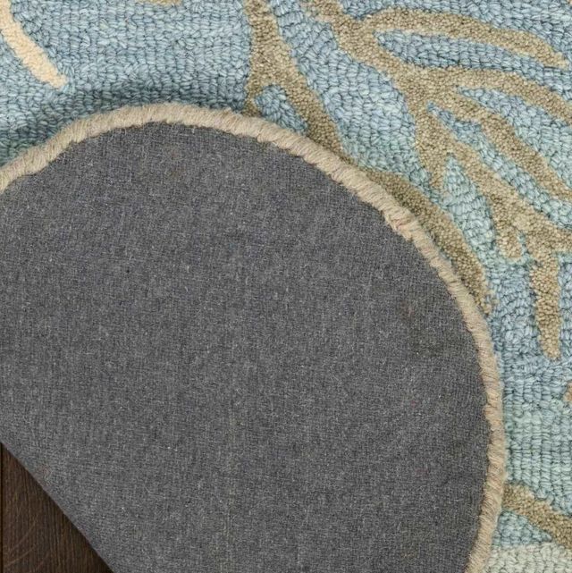 Nourison Home™ Waterside Blue 5'x7' Uniqued Shaped Rug-2