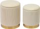 TOV Furniture Channeled Set of 2 Cream Storage Ottomans-0