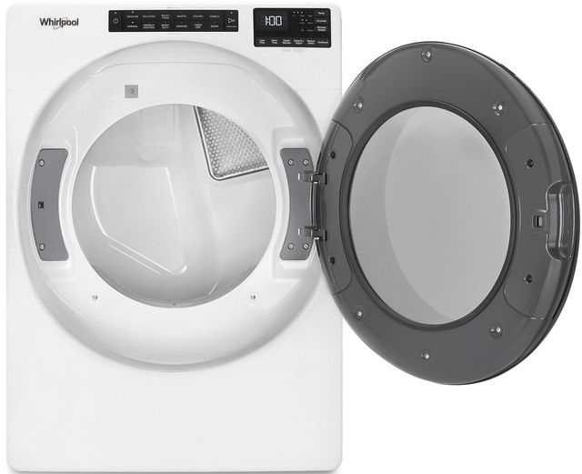 Whirlpool® 7.4 Cu. Ft. White Front Load Gas Dryer-1