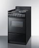 Summit® 20" Black Freestanding Electric Range-2