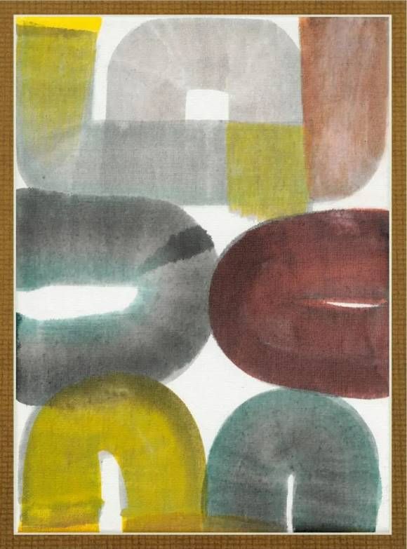 Classy Art Geode Abstraction II by Jodi Fuchs Mirrored Frame Wall Art-1