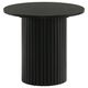 Coaster® Hamlyn Black Round Fluted Occasional Side End Table-0