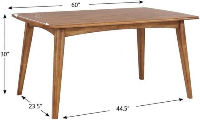 Winners Only® Portland Brown Dining Table-2
