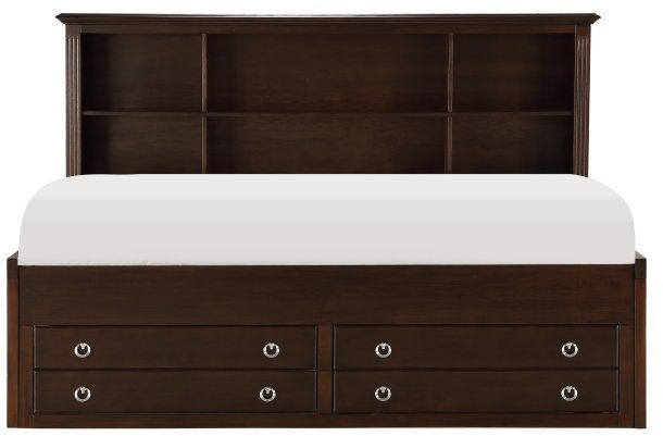 Homelegance® Meghan Espresso Twin Lounge Storage Youth Bed-0