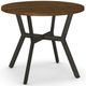 Amisco Customizable Norcross 30" Solid Birch Round Table with 1.06" Thick Tabletop-0