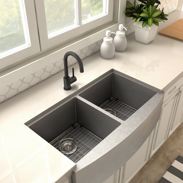 ZLINE Autograph Edition Matte Black Renoir Single Handle Kitchen Faucet-2