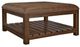 Standard® Furniture Highlands Brown Square Upholstered Top Coffee Table-0