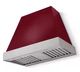 AGA Euclid 36" Cranberry Wall Mounted Range Hood with Brushed Nickel Trim-0