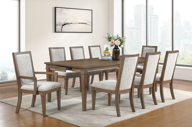 New Classic® Home Furnishings Mariana 9-Piece Vintage Mocha Dining Set-1