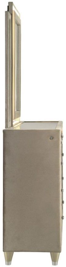 Coaster® Lorient Camel/Ivory Dresser and Mirror-3