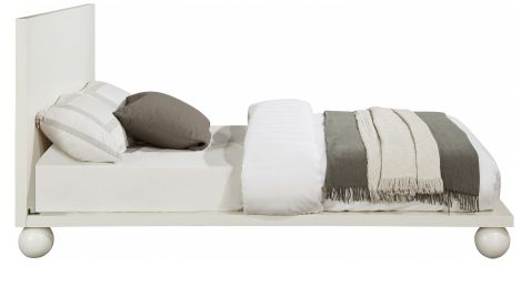 Meridian Furniture Kent Cream King Panel Bed-1