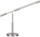 Cal® Lighting & Accessories Auray Brushed Steel Desk Lamp-0
