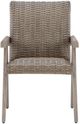 Signature Design by Ashley® Cliff Trails Beige Aluminum Outdoor Arm Chair-1