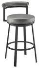 Armen Living Neura Black/Grey Barstool-0