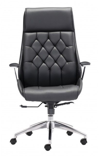 Zuo® Modern Boutique Black Office Chair-0