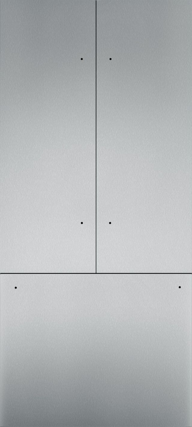 Thermador® 35.75" Stainless Steel French Door Refrigerator Door Panel Kit-0