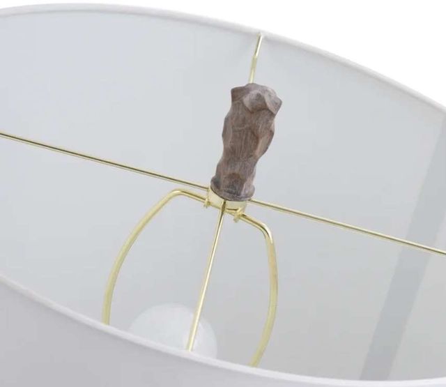 Stylecraft Brown/White Table Lamp-3