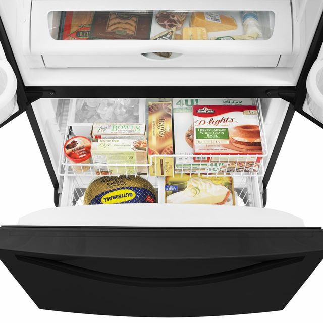 Whirlpool® 25 Cu Ft. French Door Refrigerator-Black-3