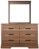 New Classic® Home Furnishings Coventry Hall 3-Piece Pecan King Sleigh Bedroom Set-3