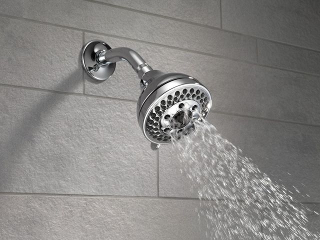 Delta Universal Showering Chrome H2Okinetic® 5-Spray Setting Shower Head-1